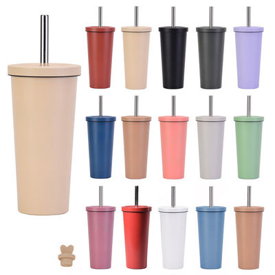 16oz 24oz Custom DIY Koffiebeker Reis Waterbeker Dubbele Wand Roestvrij Staal Tumbler