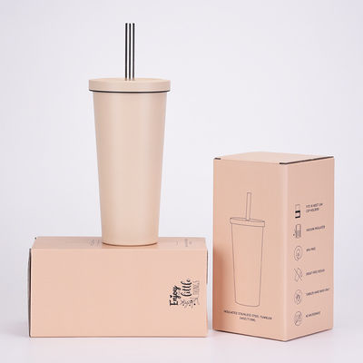 16oz 24oz Custom DIY Koffiebeker Reis Waterbeker Dubbele Wand Roestvrij Staal Tumbler