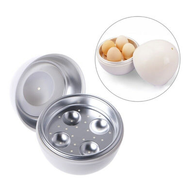 Compacte en veelzijdige BPA-vrije PP-plastic microwave-eierdampketel voor piep eieren