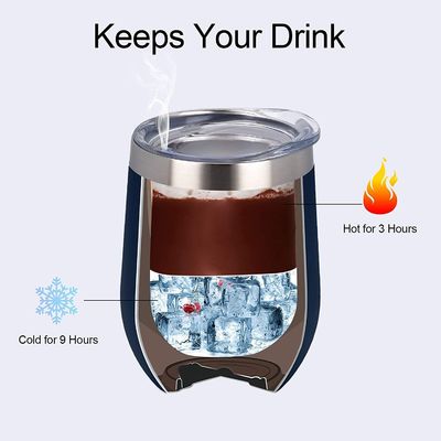1 aangepaste 12oz lekbestendig herbruikbaar roestvrij staal koffie thermosbeker voor duurzaam