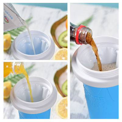 10.5*6*21 cm Slushy Maker Cup Food Grade Siliconen Pinch Slush Cup Ijs Tubs Type