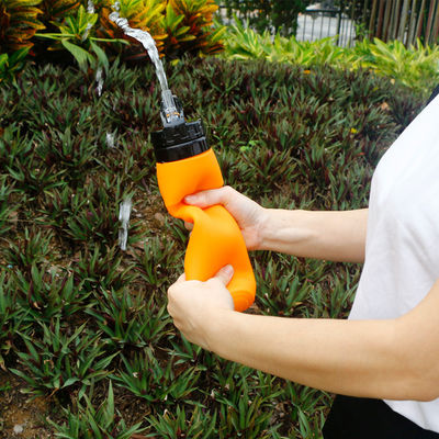 750 ml anti-corrosie bedekte siliconen waterfles voor reizen en sport Aanpasbaar