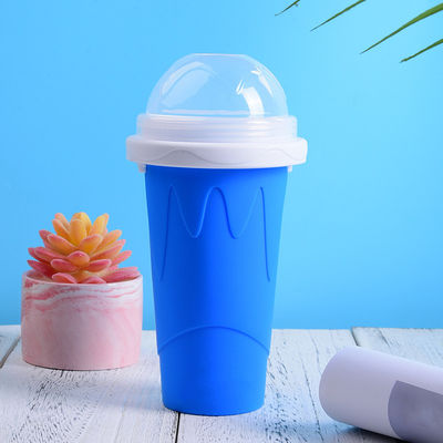 10.5*6*21 cm Slushy Maker Cup Food Grade Siliconen Pinch Slush Cup Ijs Tubs Type