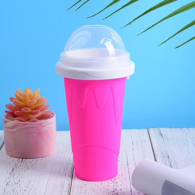 10.5*6*21 cm Slushy Maker Cup Food Grade Siliconen Pinch Slush Cup Ijs Tubs Type