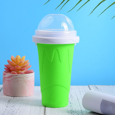 10.5*6*21 cm Slushy Maker Cup Food Grade Siliconen Pinch Slush Cup Ijs Tubs Type