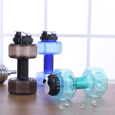 Volwassenen PETG Milieuvriendelijk 2.6L Haltervorm Waterfles voor Sport Fitness Oefening