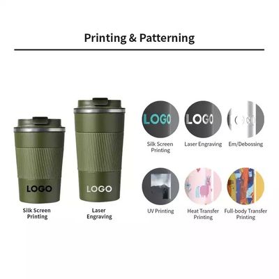 Metal Custom Vacuum Geïsoleerde Tumbler Car Cup Dubbelwand Roestvrij staal Reis Koffiekop