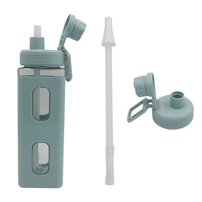 Gym-Ready Kawaii waterfles met 3D-sticker 700ml/900ml Plastic Travel Milk Draagbaar