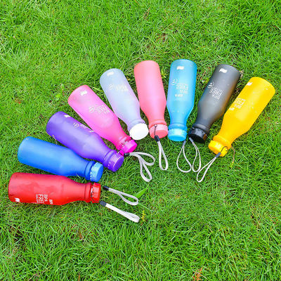 Onbreekbare 550 ml BPA-vrije waterfles in snoepkleuren voor schoolkinderen 6.8x20cm