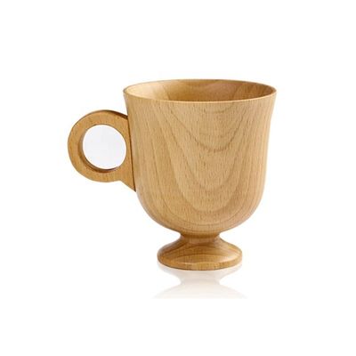 Japanse Creative Houten Koffiebottel Huishoudelijke Solid Wood Handle Handy Cup