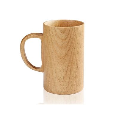 Japanse Creative Houten Koffiebottel Huishoudelijke Solid Wood Handle Handy Cup