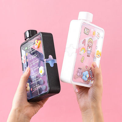 380 ml BPA Free Square Sport waterfles met aangepast logo en minimalistisch ontwerp