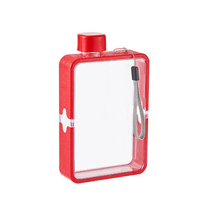 380 ml BPA Free Square Sport waterfles met aangepast logo en minimalistisch ontwerp