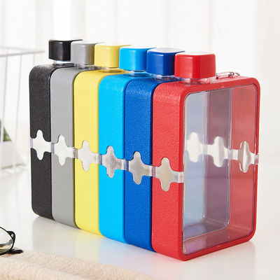 380 ml BPA Free Square Sport waterfles met aangepast logo en minimalistisch ontwerp