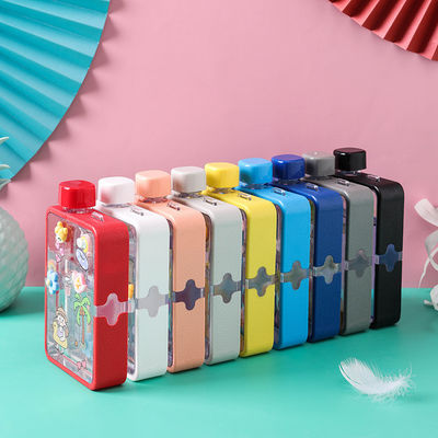 380 ml BPA Free Square Sport waterfles met aangepast logo en minimalistisch ontwerp