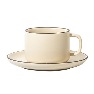 250 ml capaciteit Nordic Matte Keramische koffiebeker en bord met matching lepel