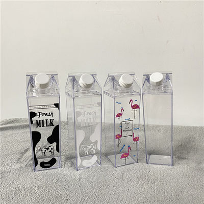 16oz 32oz Eco-vriendelijke kinderen waterfles helder melk karton Custom Design logo voorraad