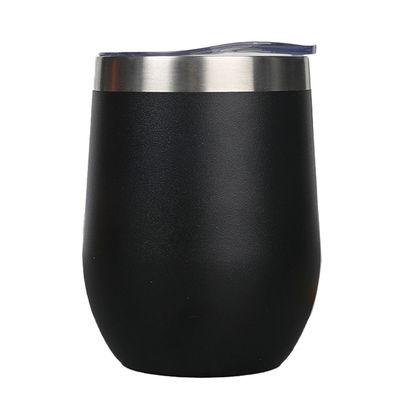 SUMSUN 12 oz Dubbelwand roestvrij staal vacuüm geïsoleerde koffiebeker wijn tumbler vakantie baby