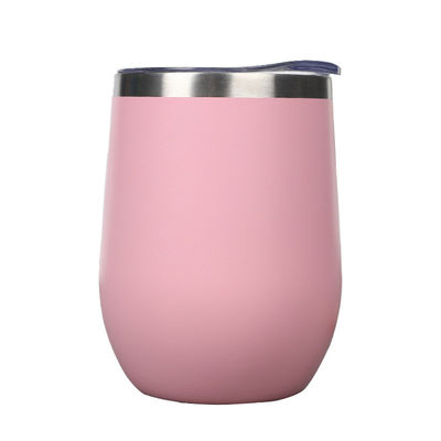 SUMSUN 12 oz Dubbelwand roestvrij staal vacuüm geïsoleerde koffiebeker wijn tumbler vakantie baby