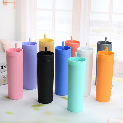 Minimalistisch, milieuvriendelijk, op maat gemaakt, BPA-vrij, 16oz PP plastic waterfles met rieten.