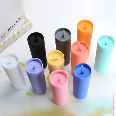 Minimalistisch, milieuvriendelijk, op maat gemaakt, BPA-vrij, 16oz PP plastic waterfles met rieten.