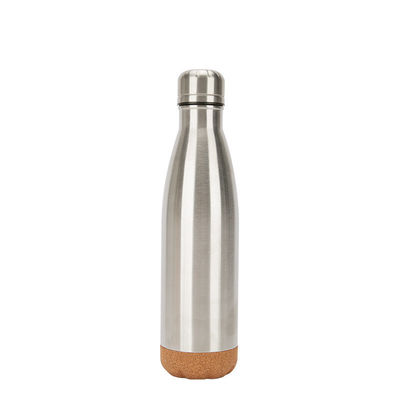 500 ml Cork Bottom Cola Vacuüm Seal Geïsoleerde Flask Roestvrijstalen Waterfles