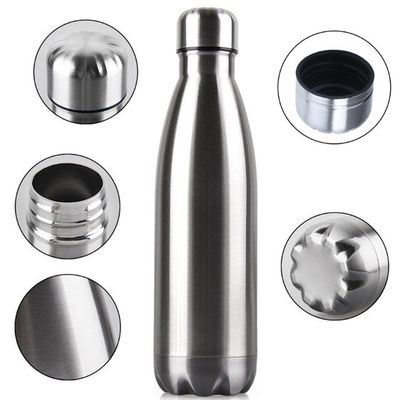 Thermische isolatie 500 ml roestvrij staal Dubbelwand Vacuüm waterfles Cola vorm Sublimatie sportfles
