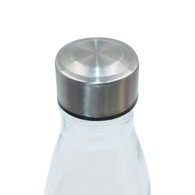 2020 Tour Custom Logo en milieuvriendelijke glazen waterfles met directe drinkmethode