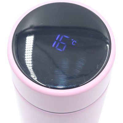 Doppelwandige vacuümgeïsoleerde waterfles van roestvrij staal met LED-temperatuurdisplay
