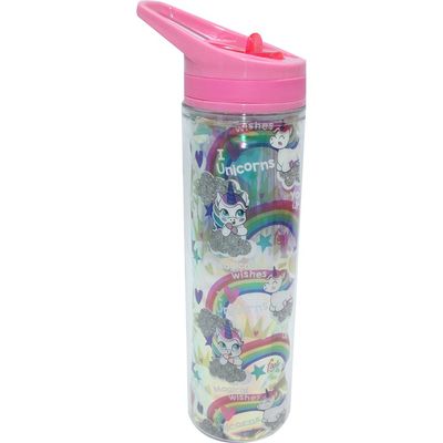 Op maat gemaakte modieuze workoutfles water plastic sport voor volwassenen