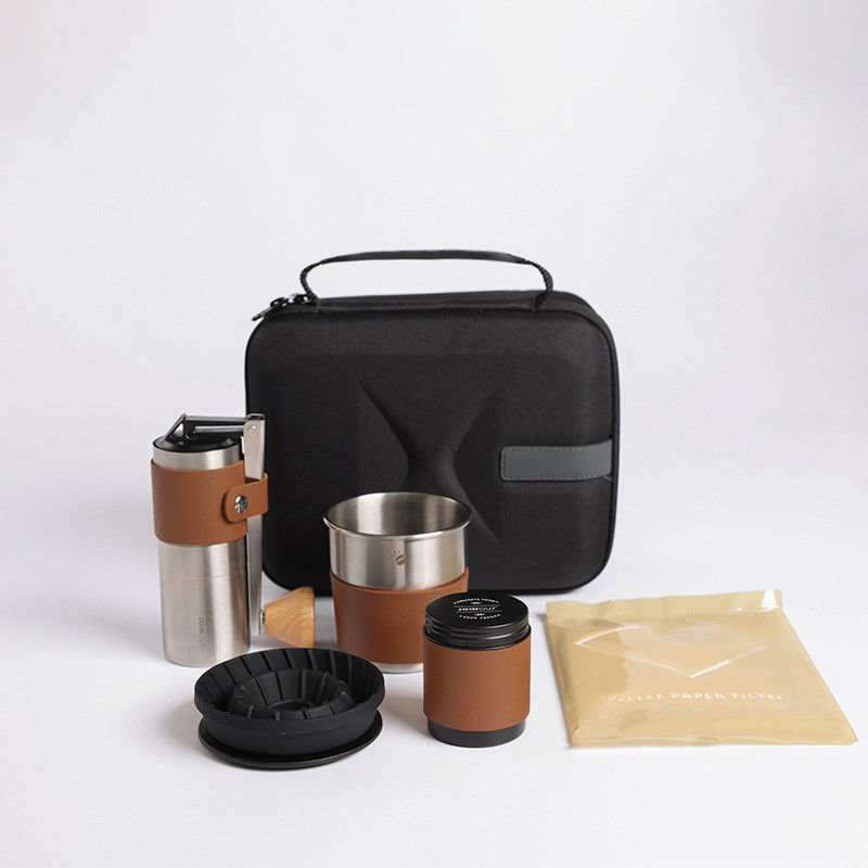 Gemakkelijke en Europese design stijl Outdoor Draagbare vouwbare handmatige koffiemolen sets