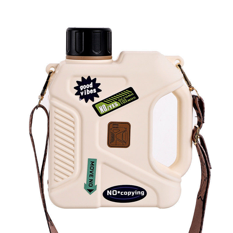 Gym Sports Plastic waterfles met riem Grote capaciteit 1200ml 1600ml Direct drinken