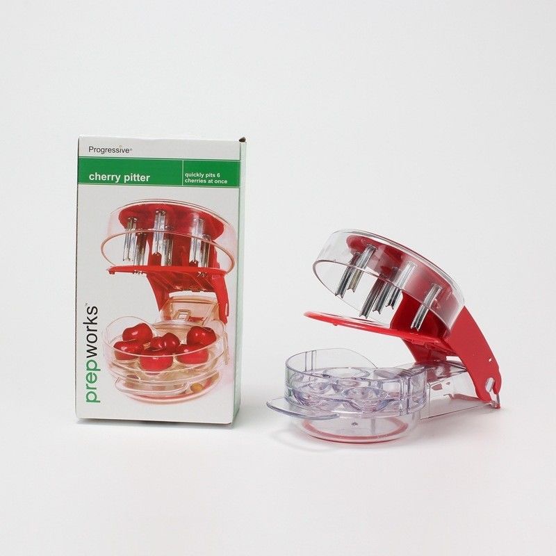 Voorraad Cherry Pitter Remover voor maximaal 6 Cherries Draagbaar Cherry Seed Removal Tool