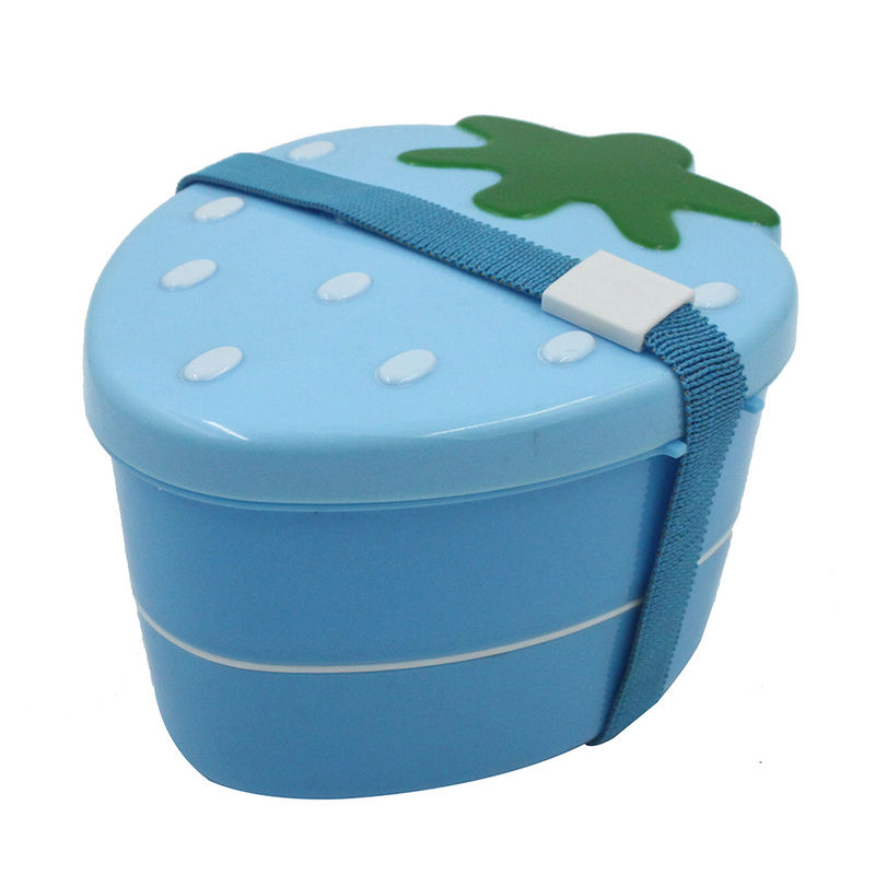 Aardbeienvormige voedselcontainer voor kinderen 15x12x8.7cm Custom lekvrije lunchdoos Verpakking