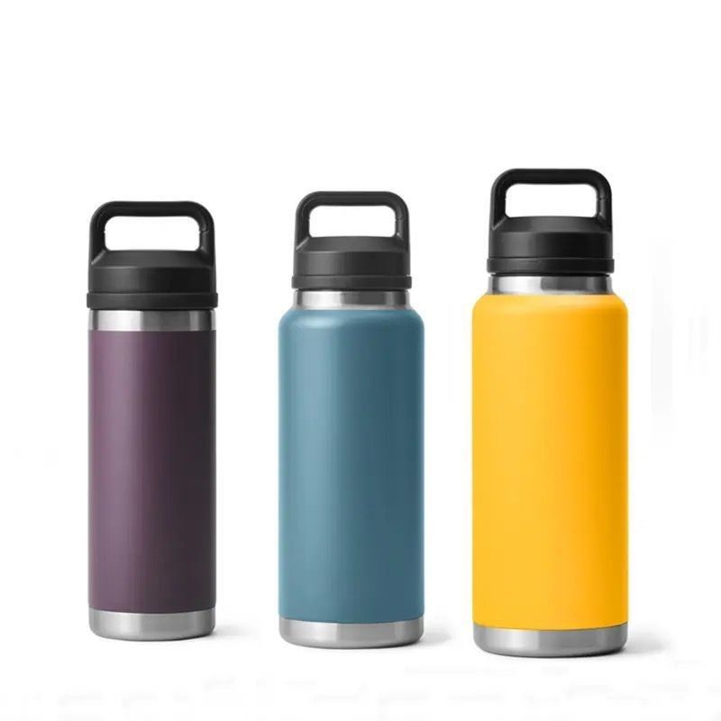 Volwassenen 18 oz 26 oz 36 oz Geïsoleerde waterfles Dubbelwand roestvrij staal Gym Sport Drinkfles