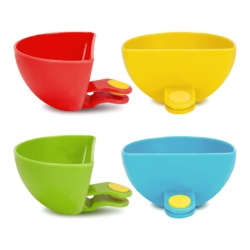 10g Azijn Tomaten Dip Clips Kruiden Schotel Plastic Dip Clip Bowl Voor Plaathouder