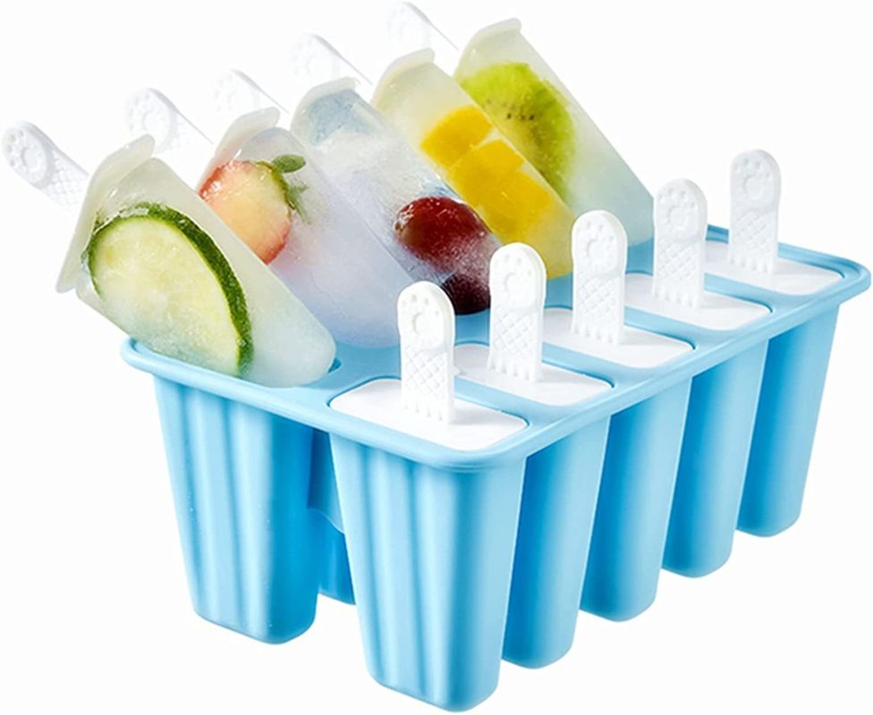 Makkelijk aan te passen logo Silicone Popsicle Vormen voor het maken van ijsblokjes herbruikbaar en duurzaam