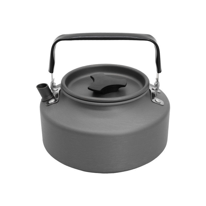 1.1L Draagbare camping thee ketel Aluminium waterketels voor wandelen en kamperen
