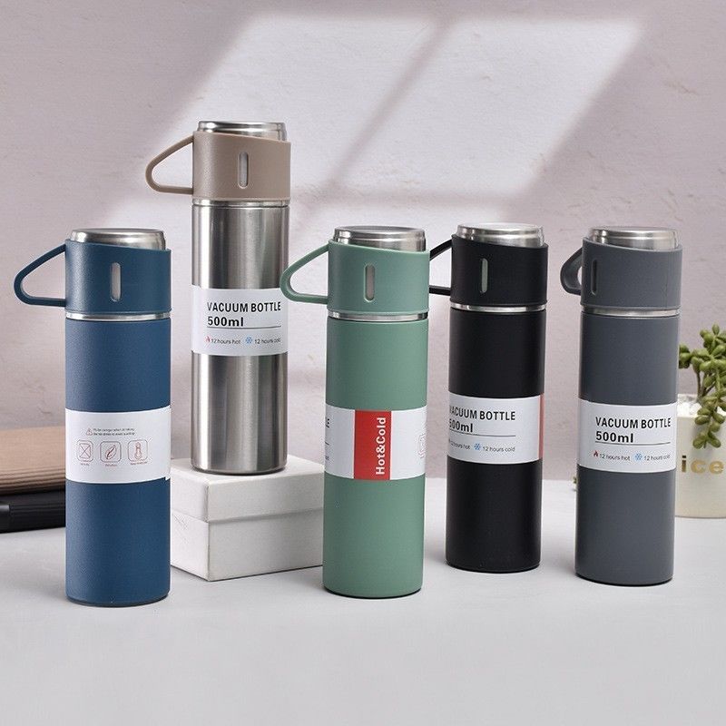 Roestvrij staal Thermo 17oz vacuüm geïsoleerde fles met handvat 330g Ontworpen voor volwassenen