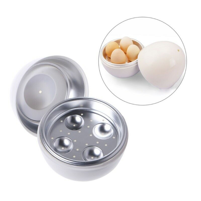 Compacte en veelzijdige BPA-vrije PP-plastic microwave-eierdampketel voor piep eieren