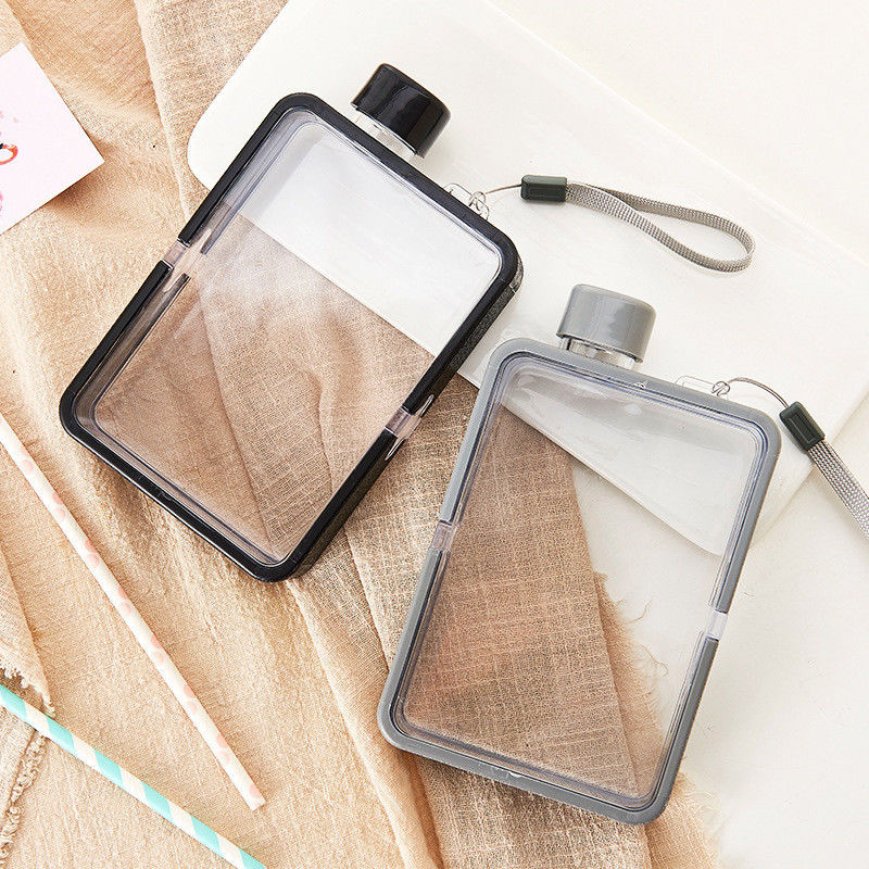 380 ml BPA Free Square Sport waterfles met aangepast logo en minimalistisch ontwerp