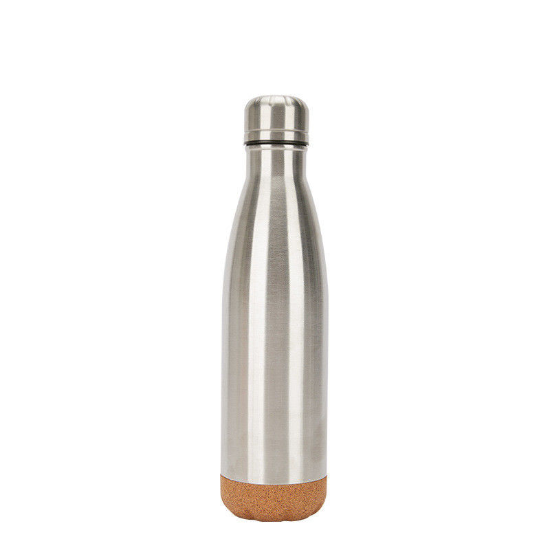 500 ml Cork Bottom Cola Vacuüm Seal Geïsoleerde Flask Roestvrijstalen Waterfles