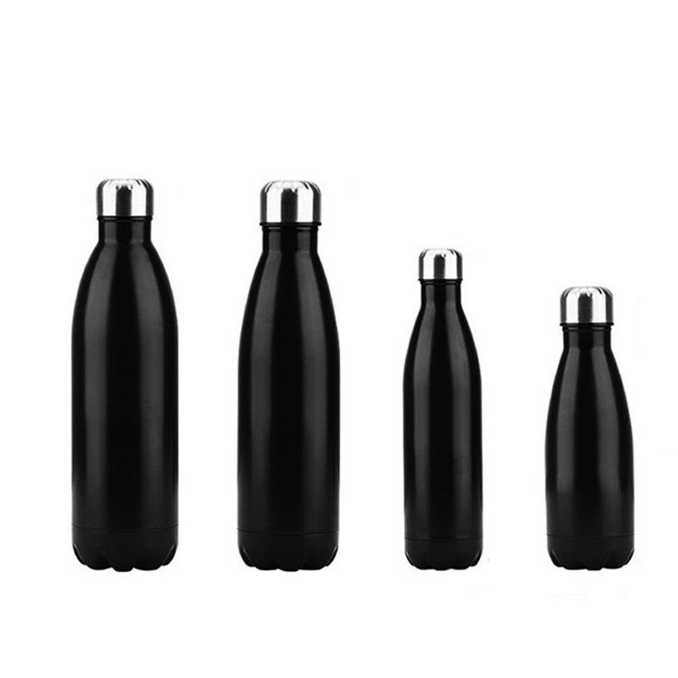 500 ml Cola-vorm roestvrij staal dubbele wand vacuüm waterfles voor op maat gemaakte ontwerpen