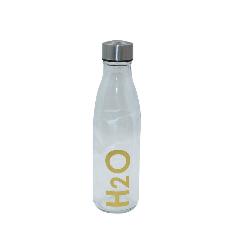 2020 Tour Custom Logo en milieuvriendelijke glazen waterfles met directe drinkmethode